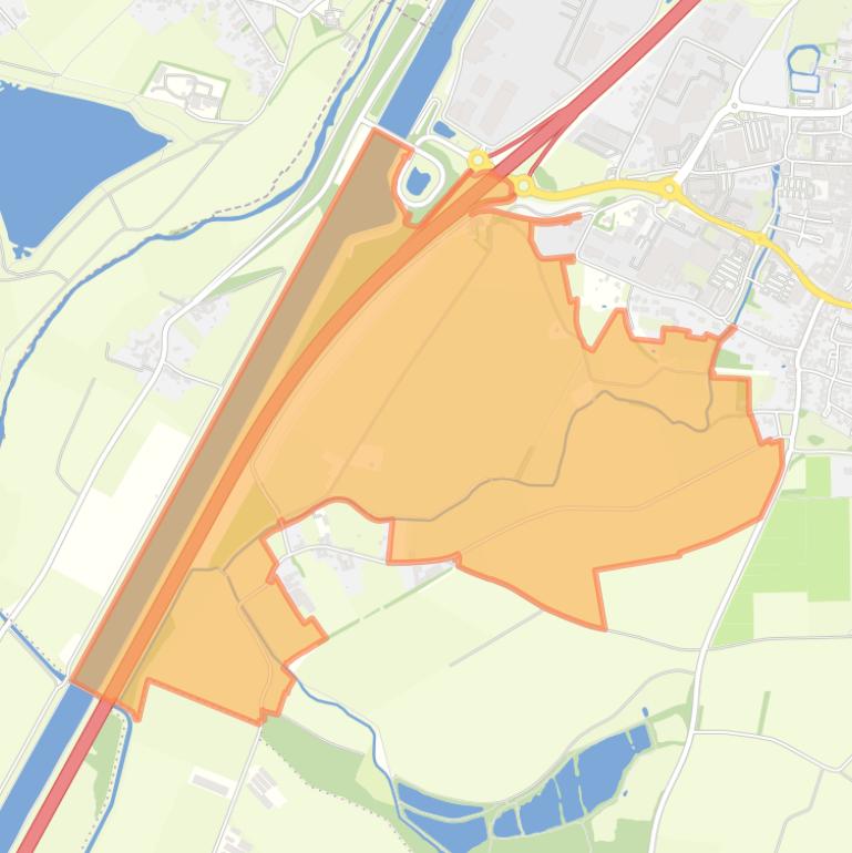 Kaart van de buurt Buitengebied Ophoven.