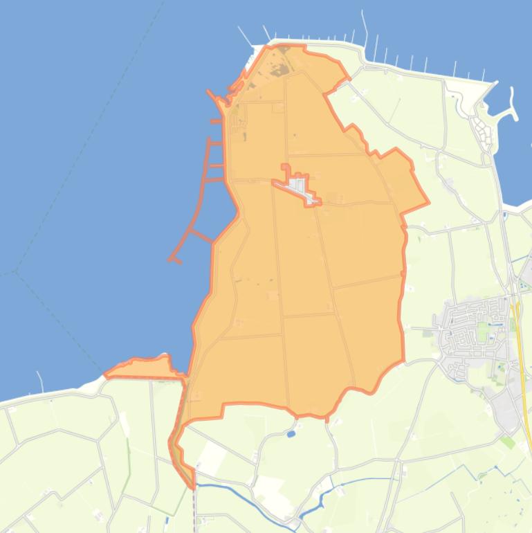 Kaart van de buurt Buitengebied Ossenisse.