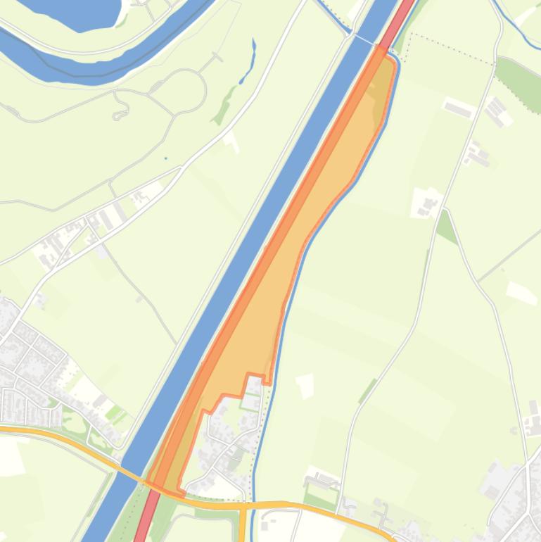 Kaart van de buurt Buitengebied Oud-Roosteren.