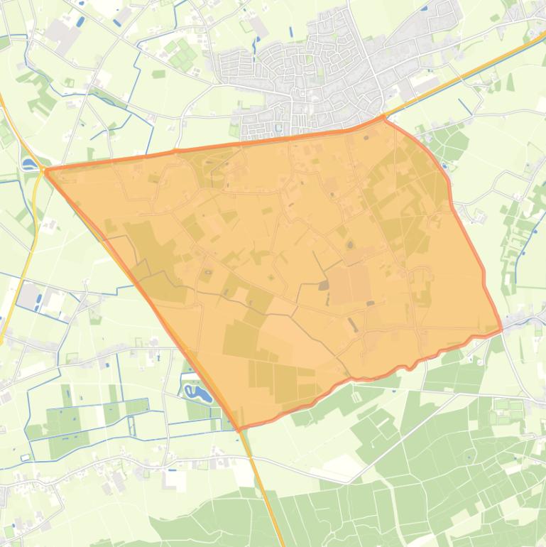Kaart van de buurt Buitengebied Rinkesfort-Oude Heldenseweg.