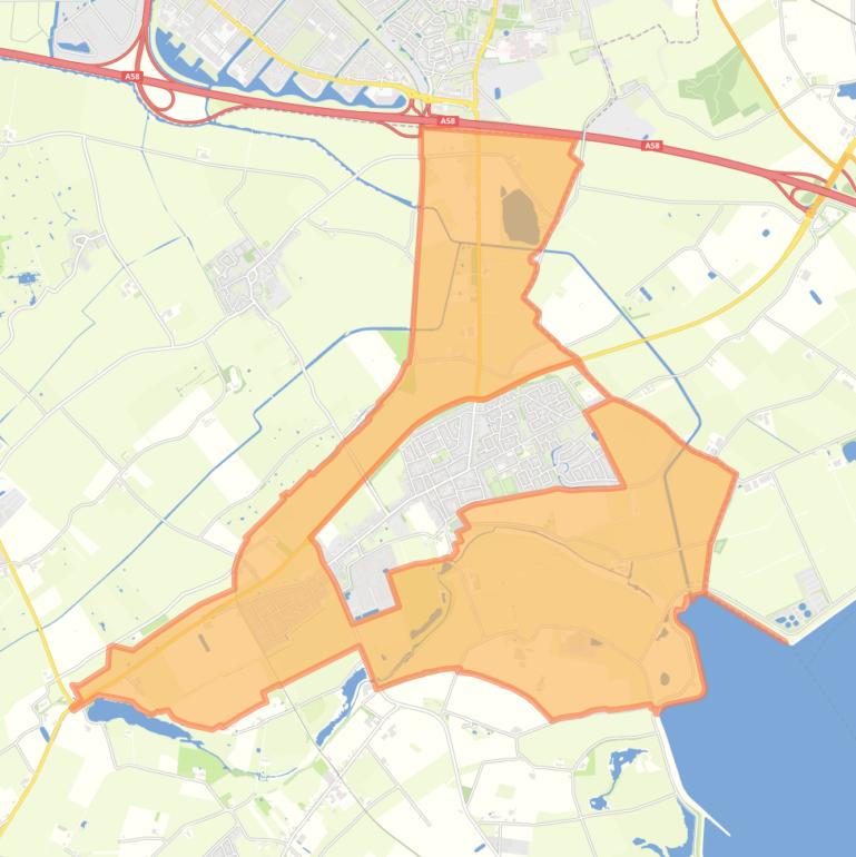 Kaart van de buurt Buitengebied ’s-Gravenpolder.