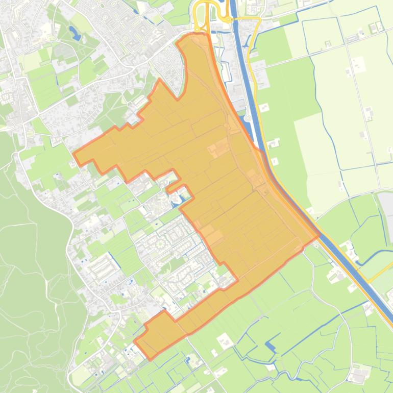Kaart van de buurt Buitengebied Schoorl met Aagtdorp.