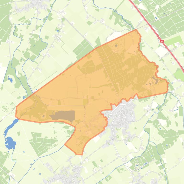 Kaart van de buurt Buitengebied Soerendonk-Noord.