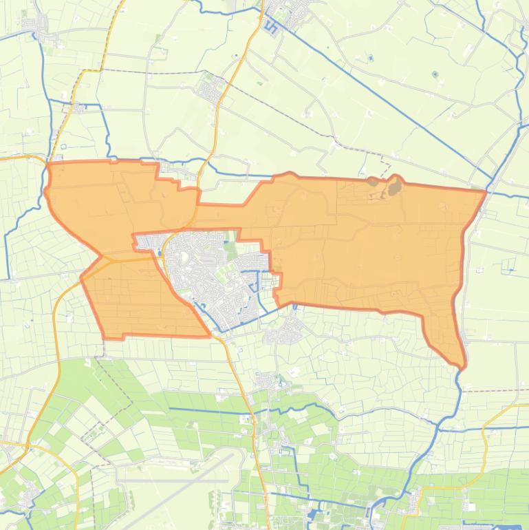 Kaart van de buurt Buitengebied Stiens.