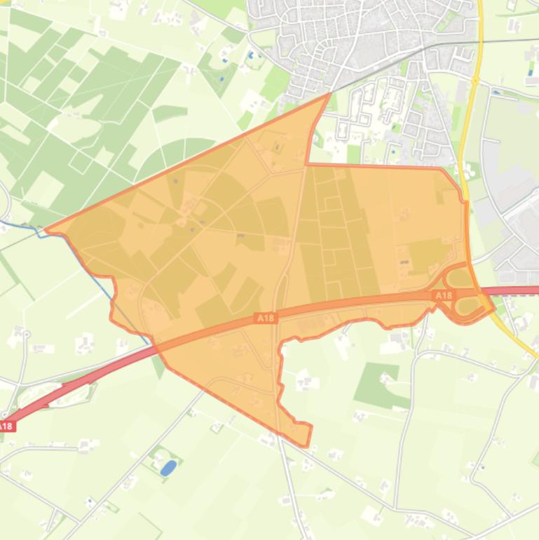 Kaart van de buurt Buitengebied - Stille Wald.