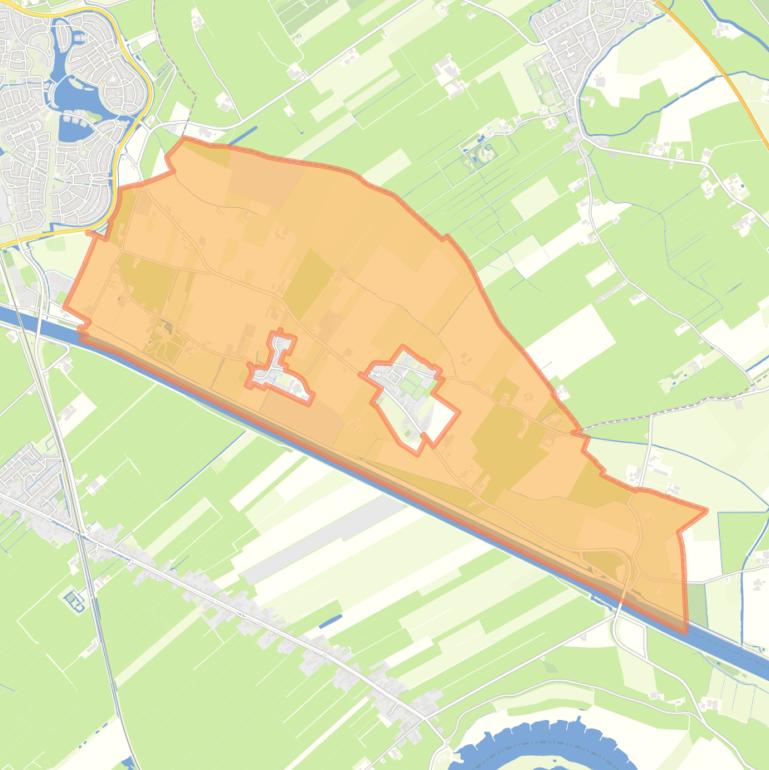 Kaart van de buurt Buitengebied ’t Goy.