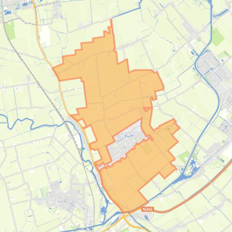 Kaart van de buurt Buitengebied ’t Veld.