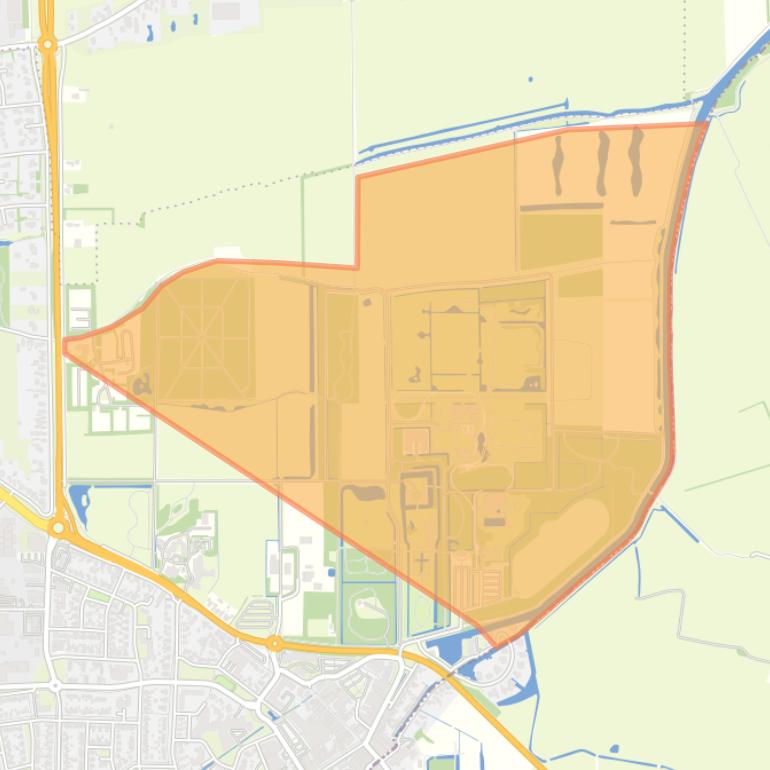 Kaart van de buurt Buitengebied ten oosten van Leek.