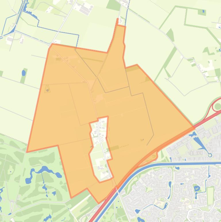 Kaart van de buurt Buitengebied Ter Aard.