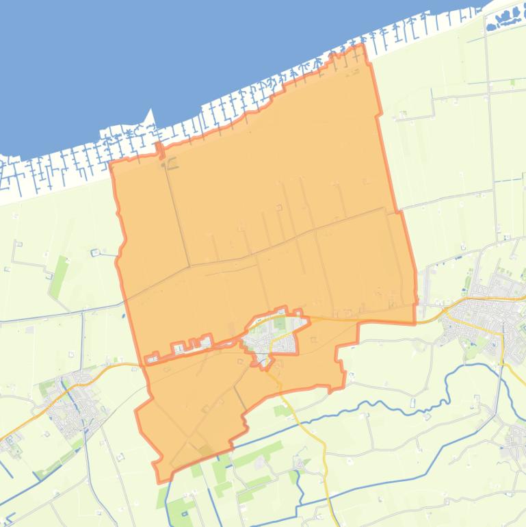 Kaart van de buurt Buitengebied Usquert.