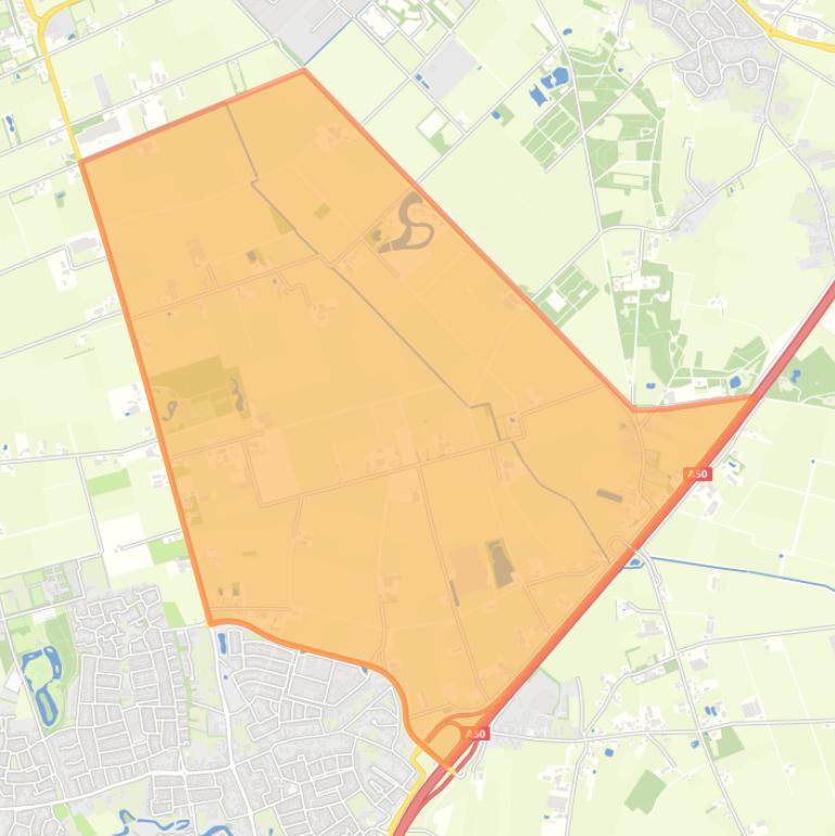 Kaart van de buurt Buitengebied Veerse Heide en Koevering.