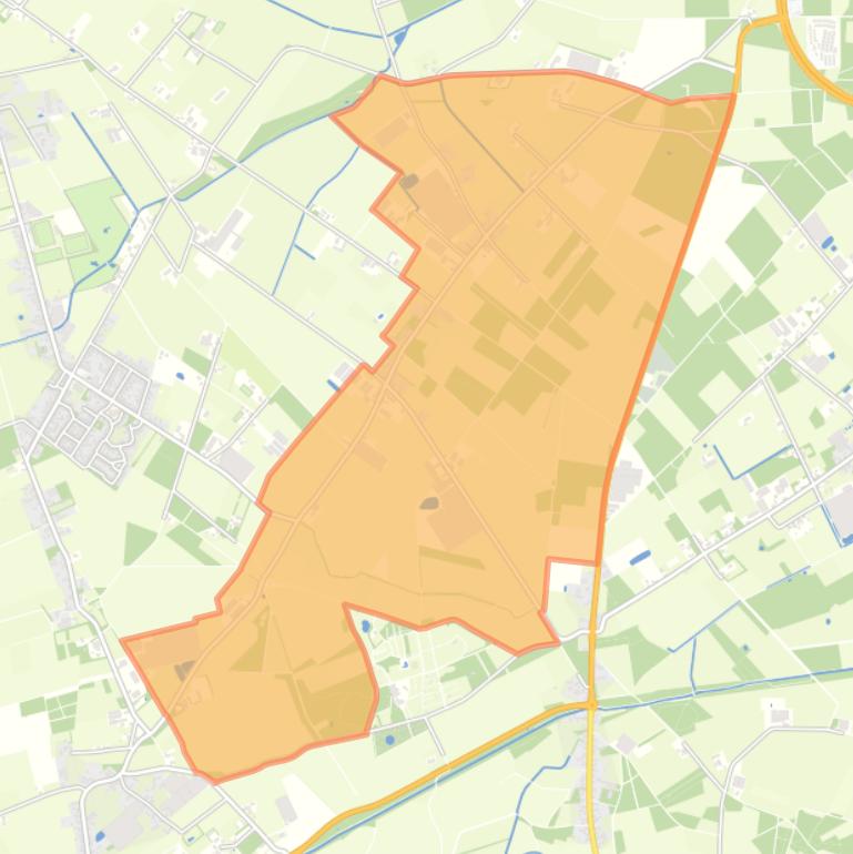 Kaart van de buurt Buitengebied Vliegert.