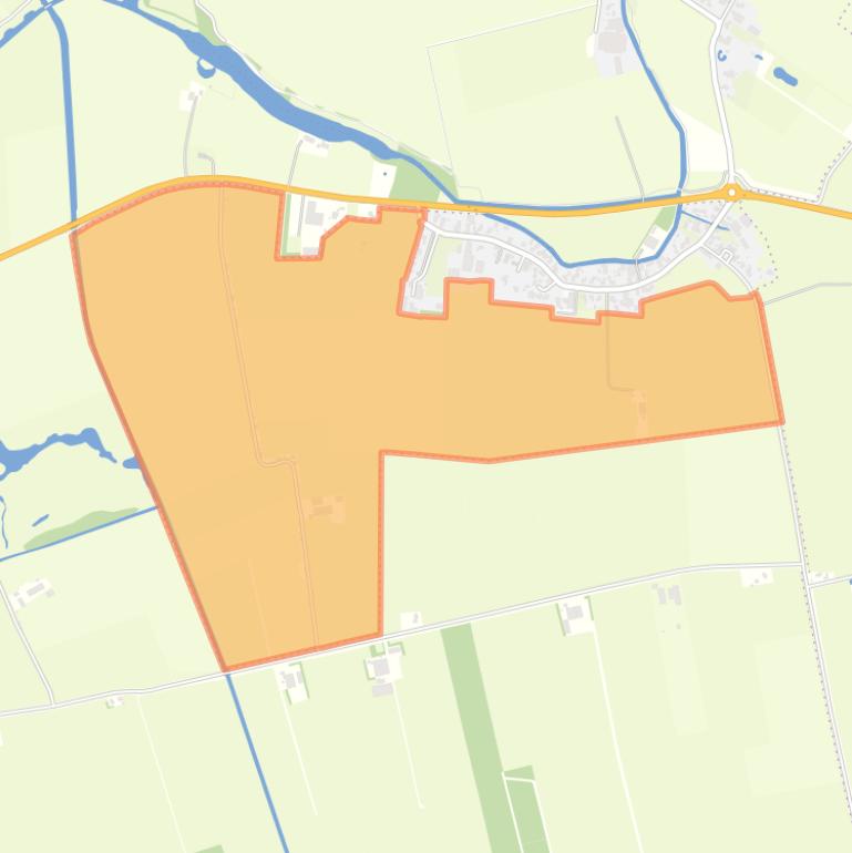 Kaart van de buurt Buitengebied Waardhuizen.