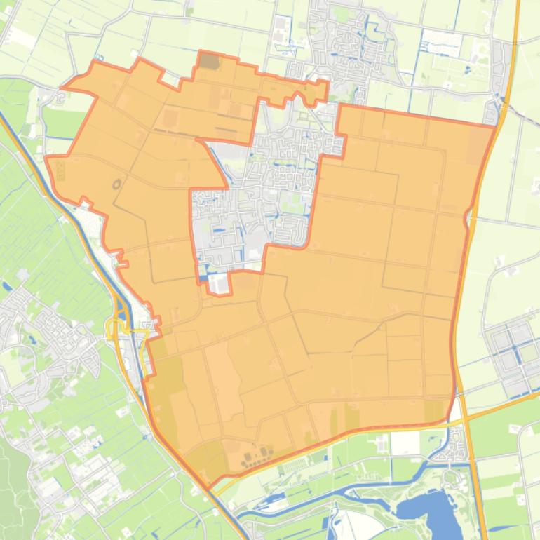 Kaart van de buurt Buitengebied Warmenhuizen.