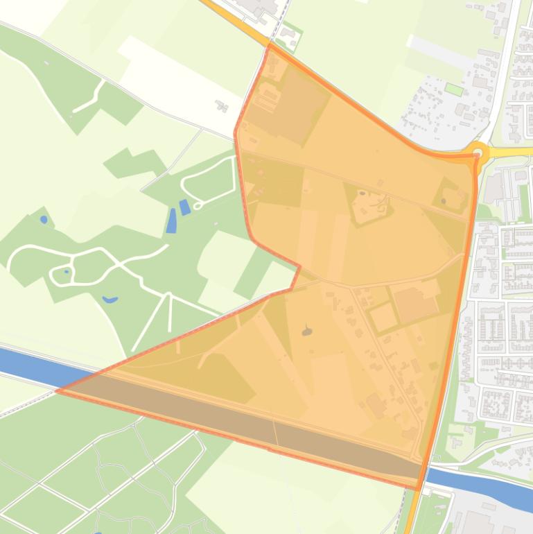 Kaart van de buurt Buitengebied West 1.