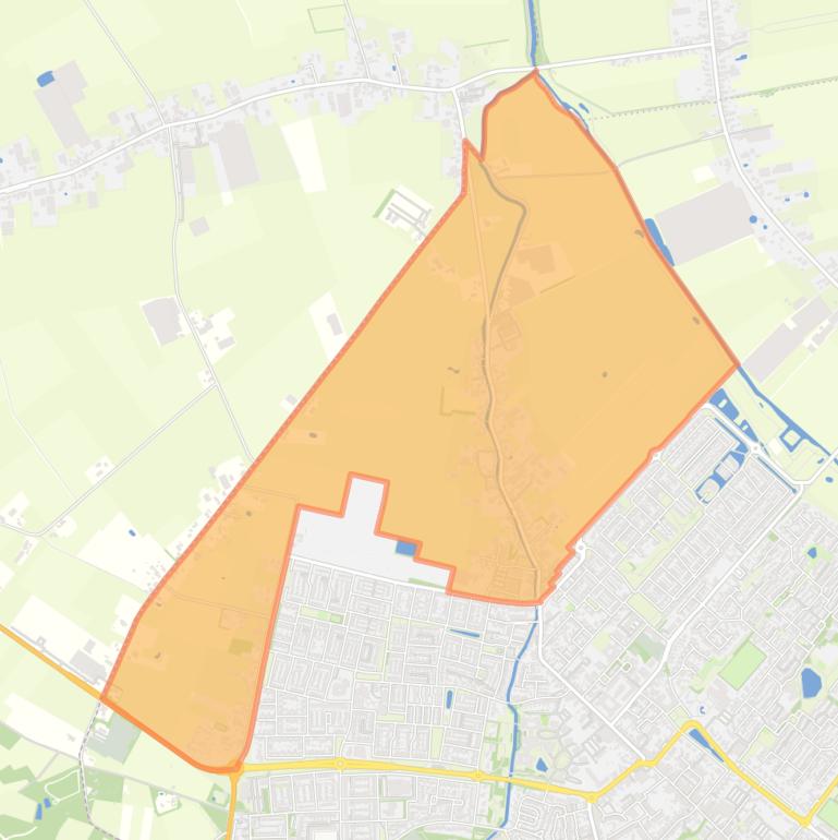 Kaart van de buurt Buitengebied West 2.