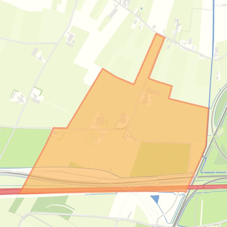 Kaart van de buurt Buitengebied.