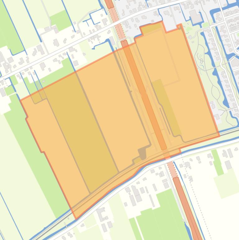 Kaart van de buurt Buitengebied West.