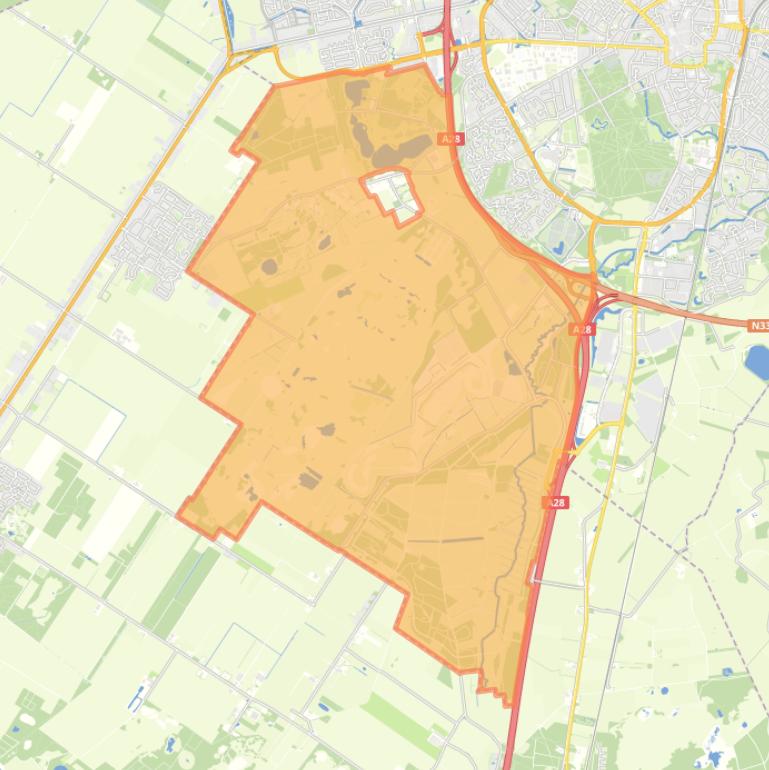 Kaart van de buurt Buitengebied Witten.