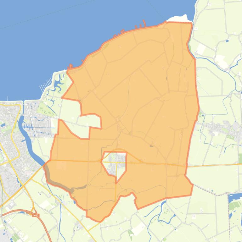 Kaart van de buurt Buitengebied Zaamslag.