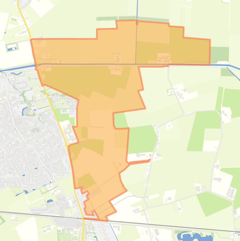 Kaart van de buurt Buitengebied Zetten Oost.