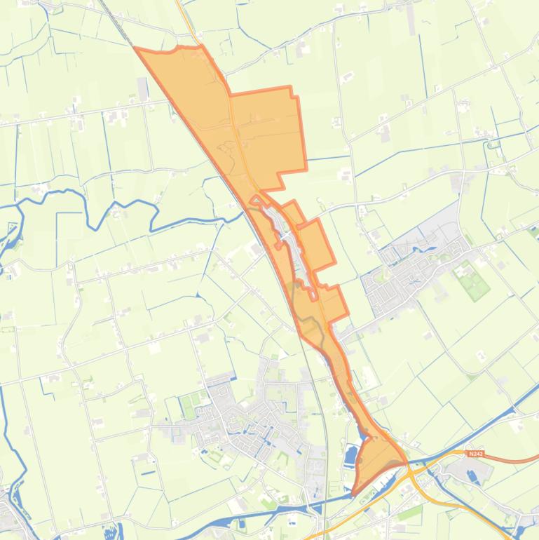 Kaart van de buurt Buitengebied Zijdewind/De Weel.