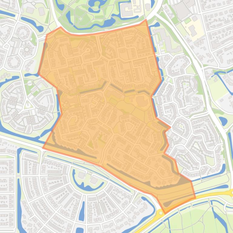 Kaart van de buurt Buitenoord 2.