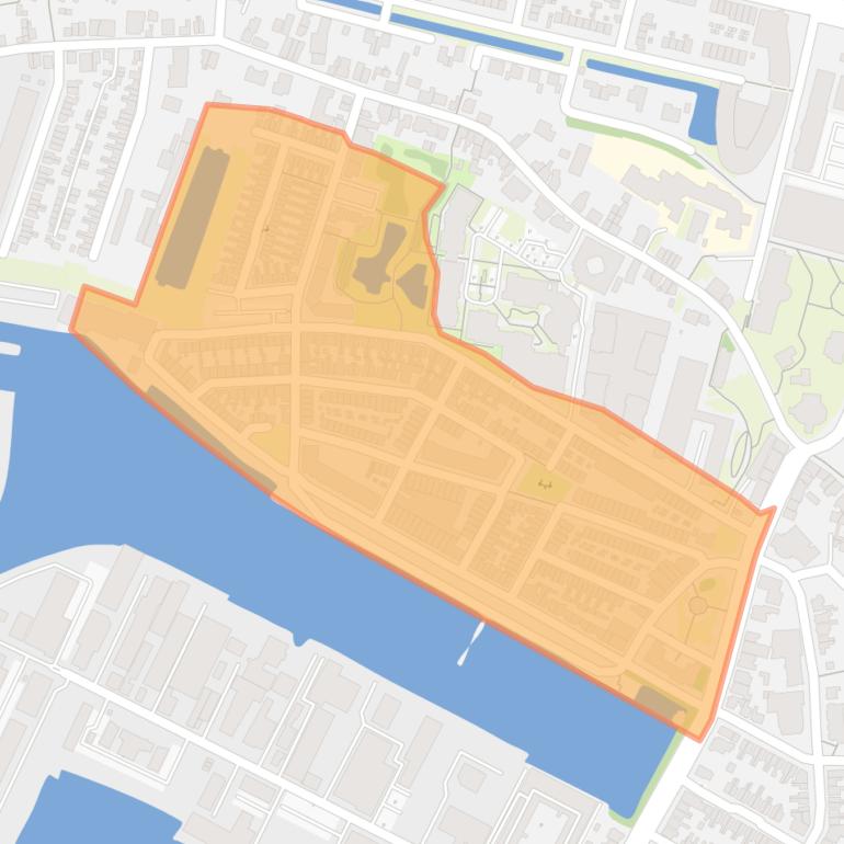 Kaart van de buurt Buitenuitbreiding-West.