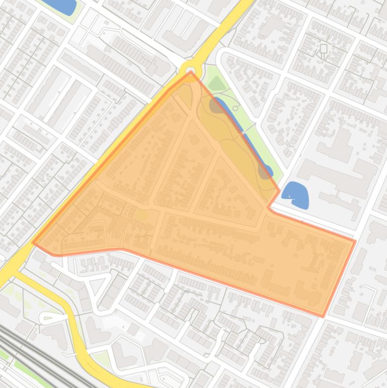 Kaart van de buurt Burgemeester Doornplein en omgeving.