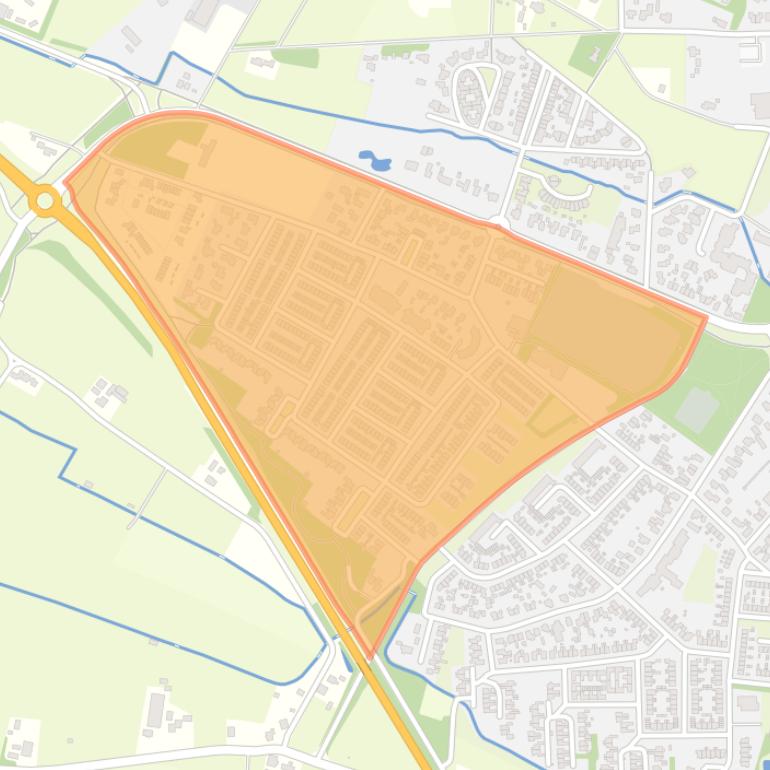 Kaart van de buurt Burgerenk.