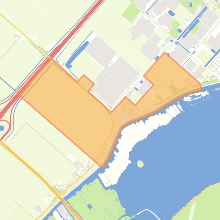 Kaart van de buurt Burgerveen.