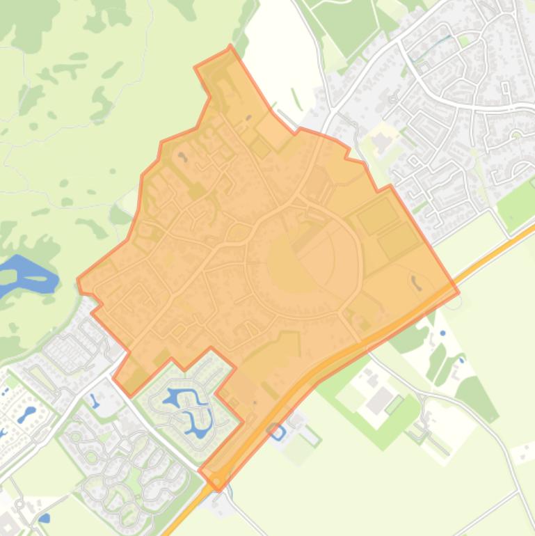 Kaart van de buurt Burgh.