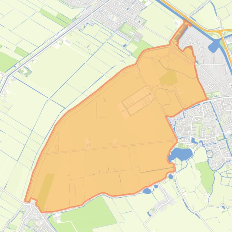 Kaart van de buurt Burghorn en Buitengebied.