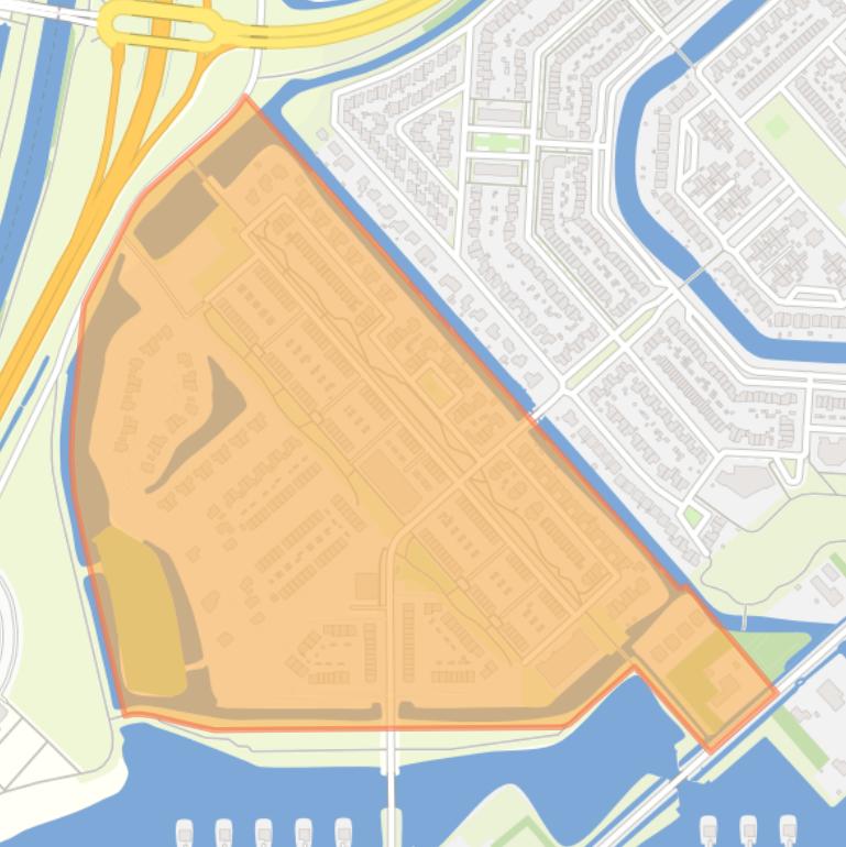 Kaart van de buurt Butterhuizen Zuid.