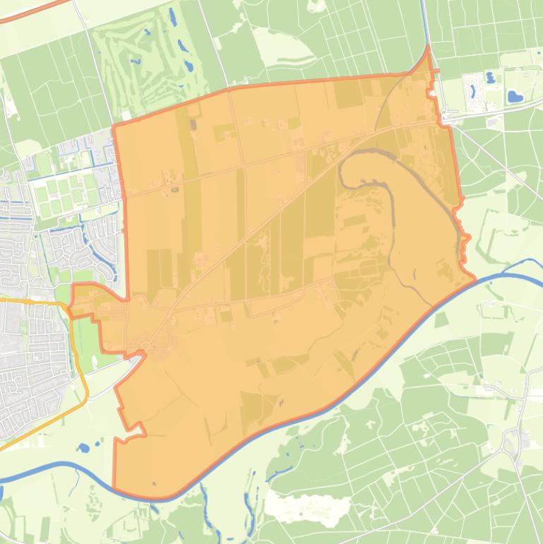 Kaart van de Buurtschap Arrien.