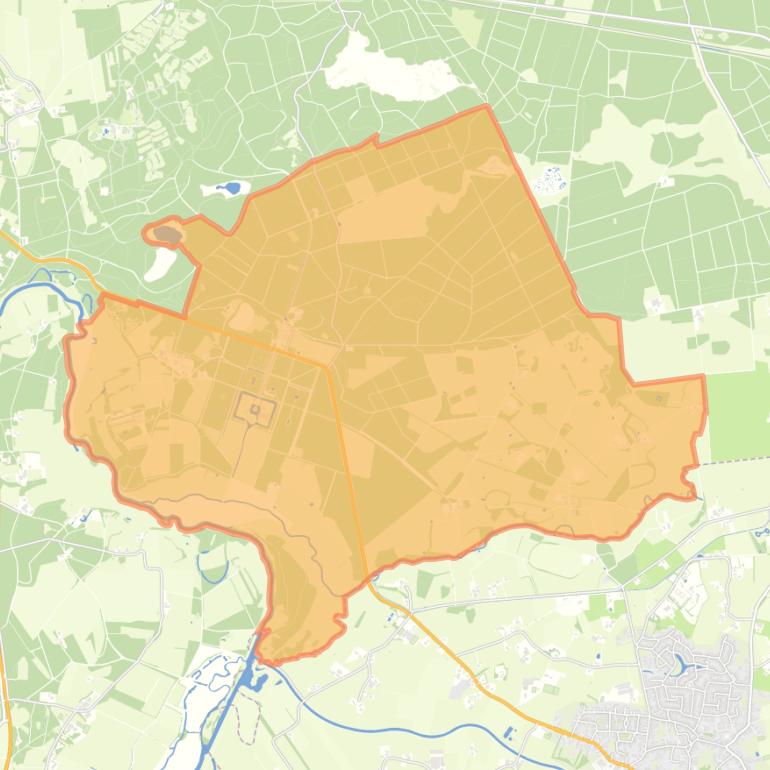 Kaart van de Buurtschap Eerde.