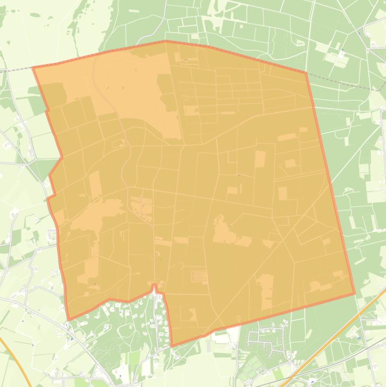 Kaart van de Buurtschap Holterberg.