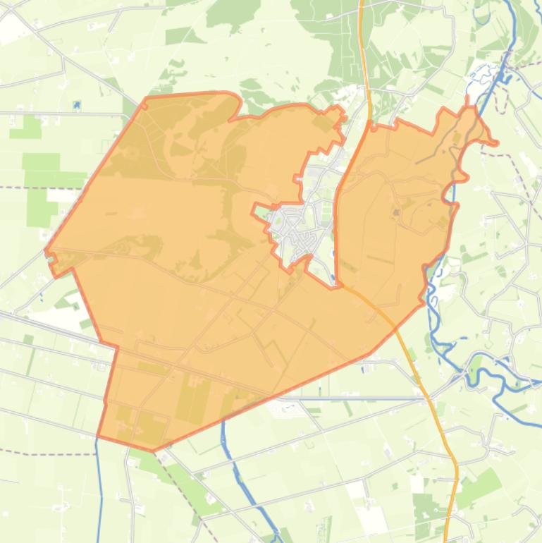 Kaart van de Buurtschap Lemele.