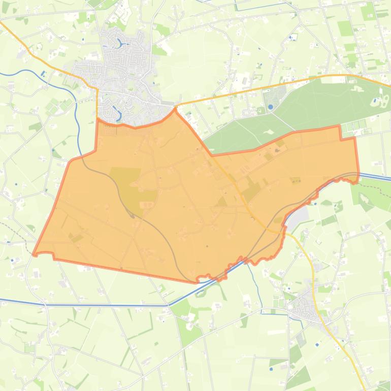 Kaart van de Buurtschap Linde.