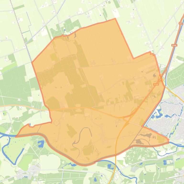 Kaart van de Buurtschap Varsen.