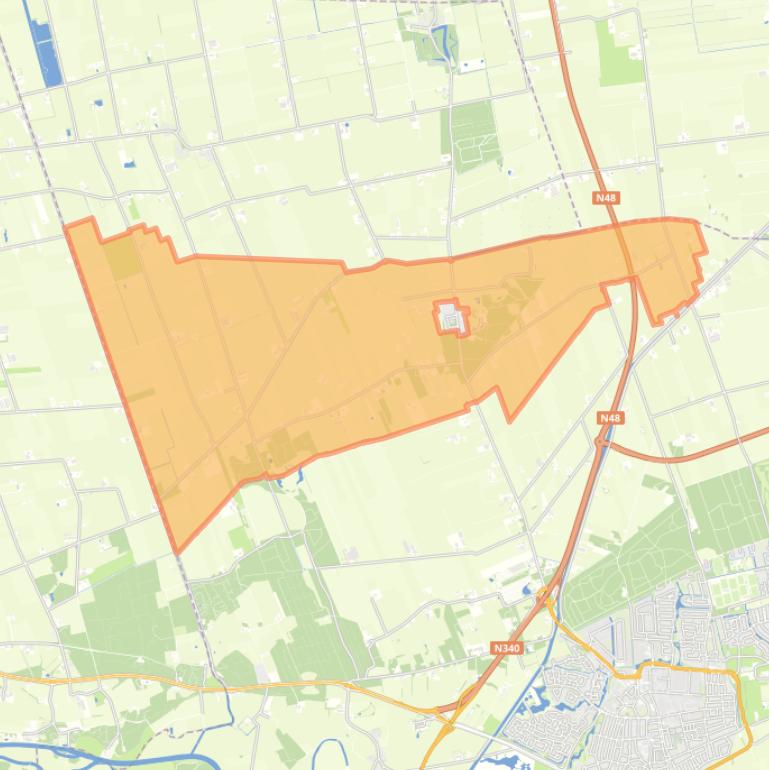 Kaart van de Buurtschap Witharen.