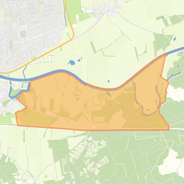 Kaart van de Buurtschap Zeesse.