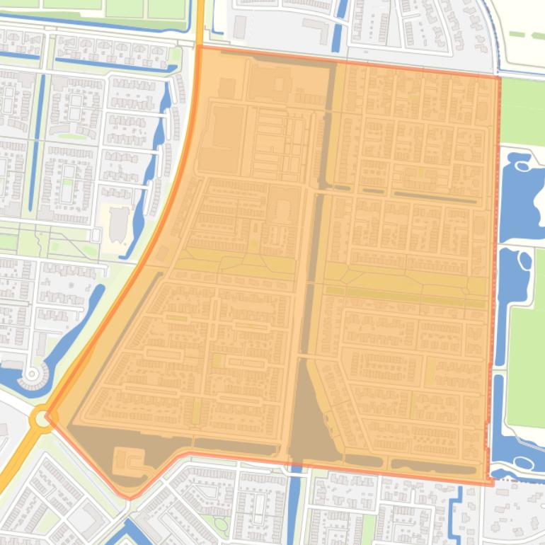 Kaart van de Buurtstede.