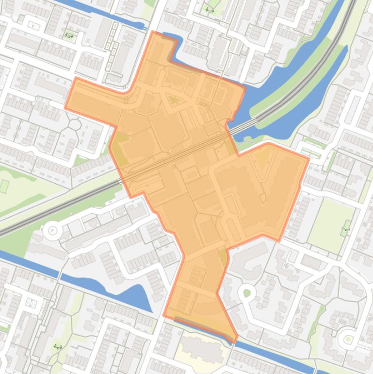 Kaart van de buurt Buytenwegh-Centrum.