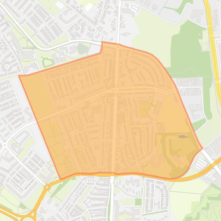 Kaart van de buurt Caberg.