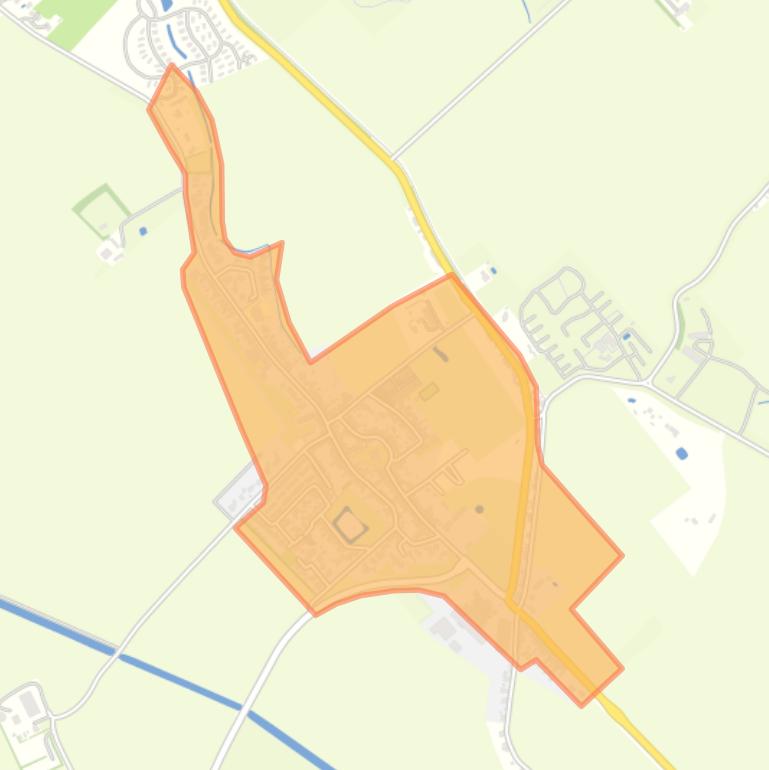 Kaart van de buurt Cadzand.