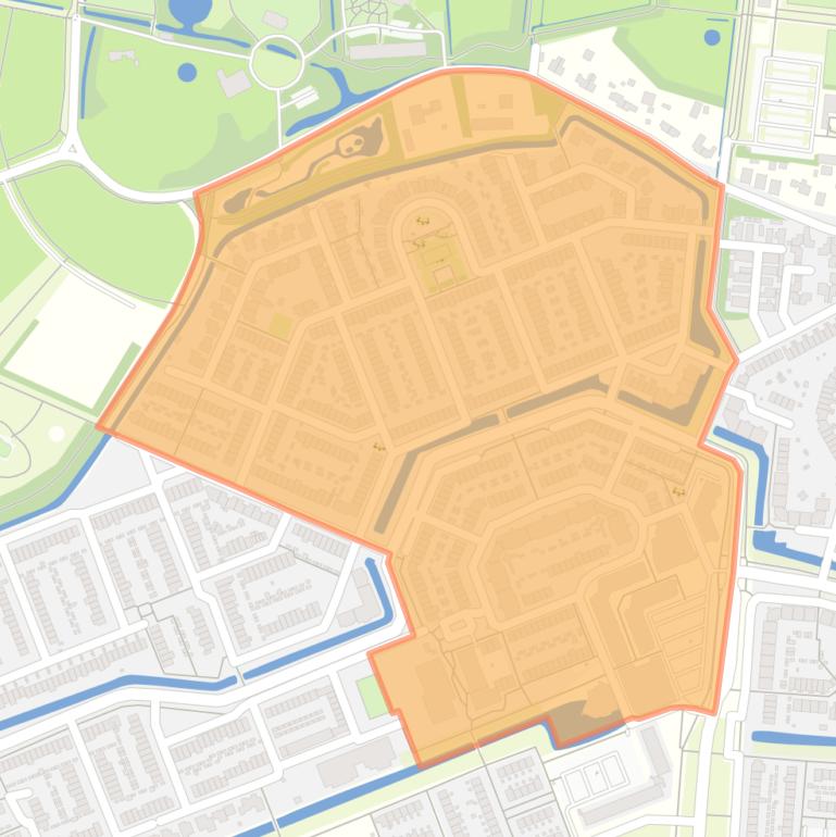 Kaart van de buurt Camera Obscurastraat en omgeving.