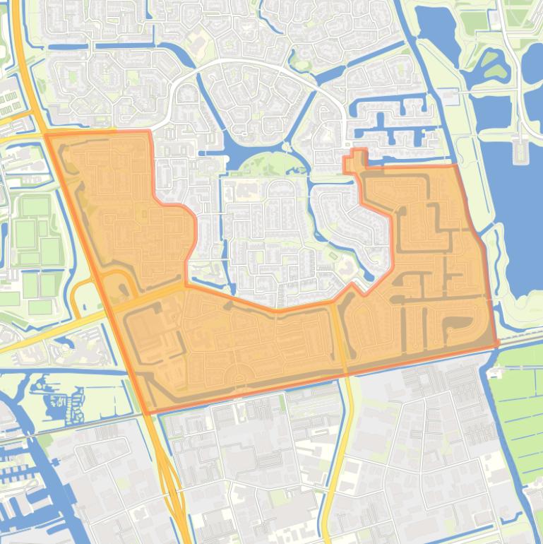 Kaart van de buurt Camminghaburen-Zuid.