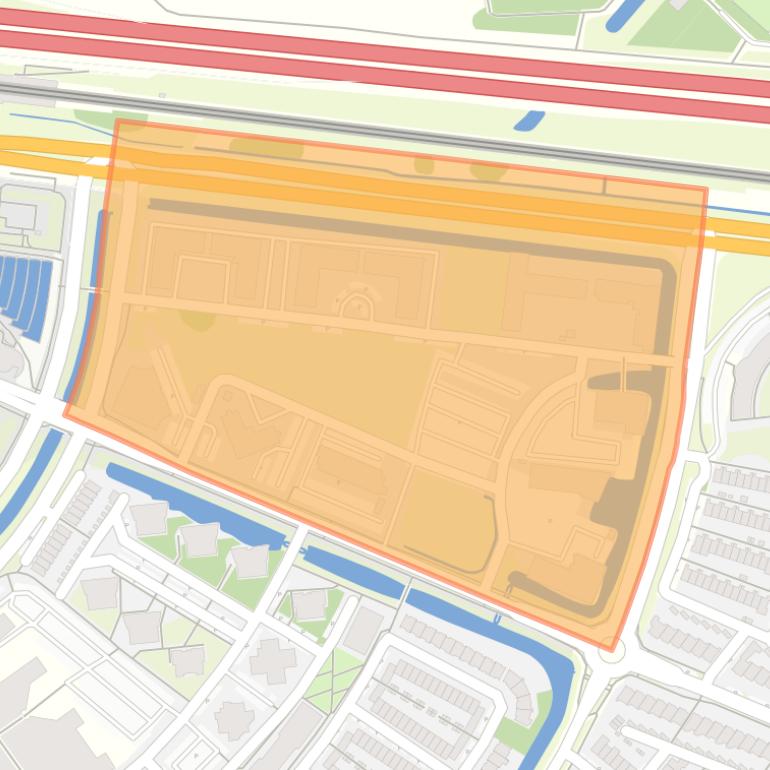 Kaart van de buurt Campus.