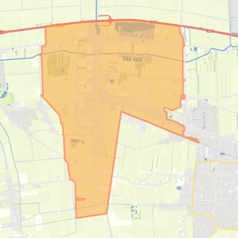 Kaart van de buurt Capelle / Nieuwe Vaart.